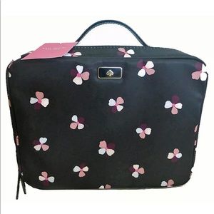 Kate spade travel floral make up case
